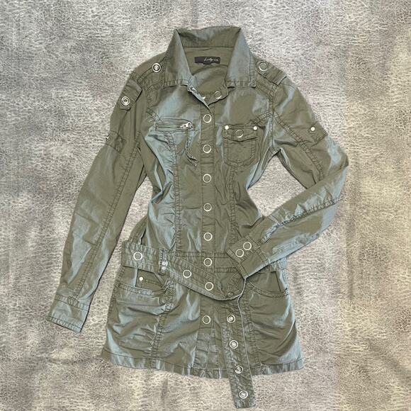 Vintage Forever 21 Cargo Utility Coat / Mini dress - Picture 1 of 7